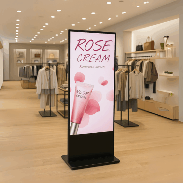 Vertical Full-Screen Advertising Display