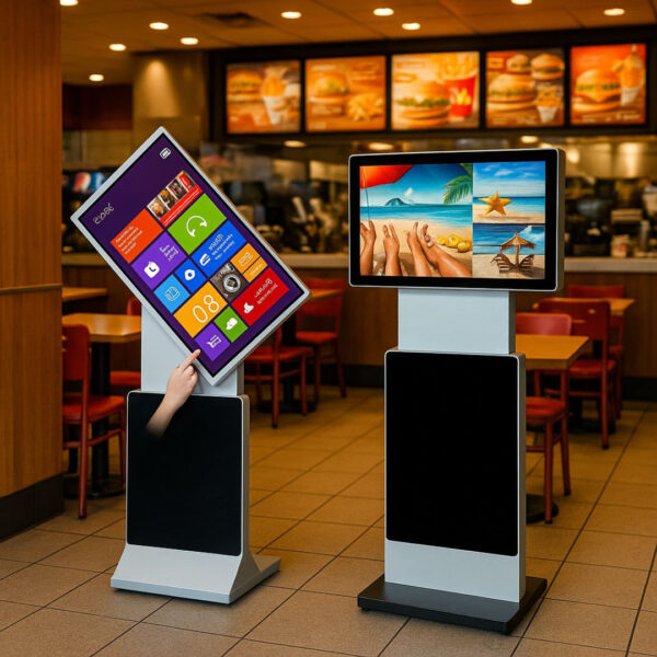Vertical Rotary Digital Touchscreen Advertising Signage